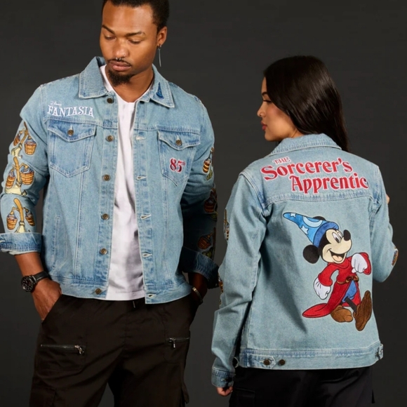 CakeWorthy The Sorcerer's Apprentice Denim Jacket - Picture 1 of 9